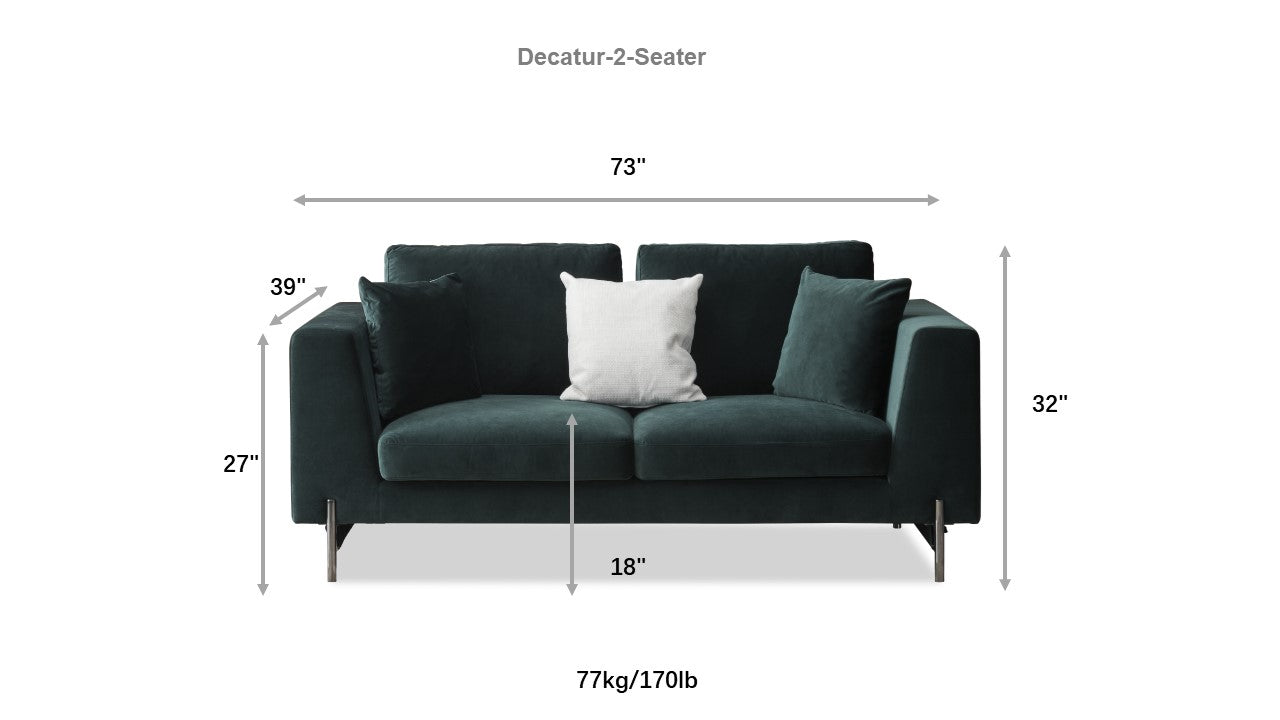 Decatur 2-Seater Sofa - The Carson Alexander Furniture